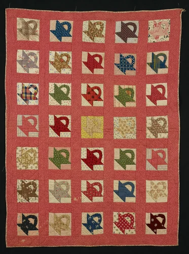 Crib Quilt by United States, textile, 1801-1900