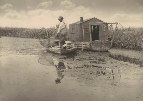 Eel Catcher's Home by Peter Henry Emerson, photograph, 1886