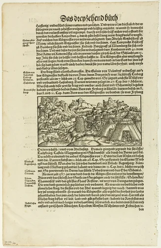 Illustration from Gemeiner loblicher Eydgnoschaft Chronick, plate 40 from Woodcuts from Books of the XVI Century by Unknown Artist, print, 1548