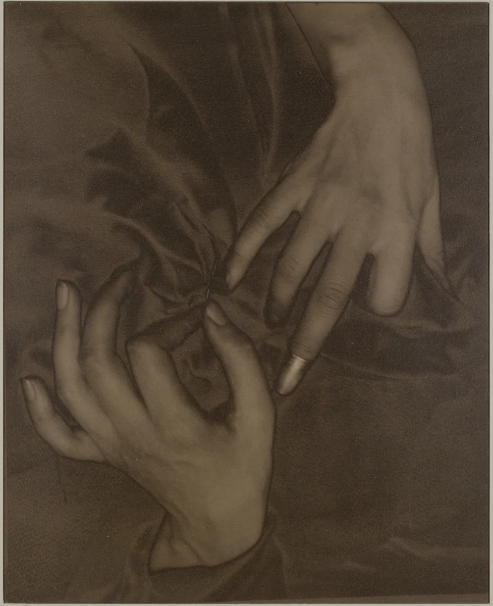 Georgia O'Keeffe—Hands and Thimble by Alfred Stieglitz, photograph, 1919