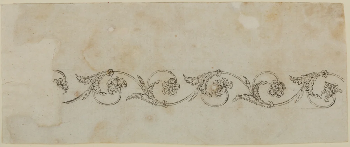 Design for the Decoration of Firearms by Nicolas Noël Boutet, drawing, 1772-1830