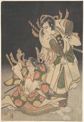 Scene from a Drama by Unidentified Artist, print, 1615-1868