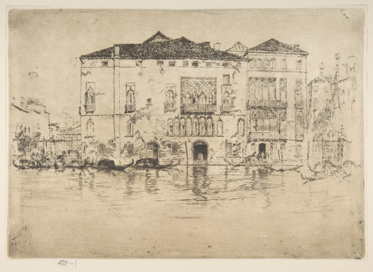 The Palaces by James McNeill Whistler, print, 1879