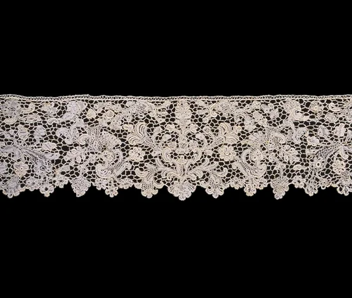 Border by France, textile, 1690-1710