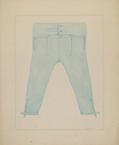 Trousers by Frederick Jackson, index of american design, 1941