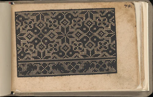 Schön newes Modelbuch (Page 74r) by Sigismundus Latomus, book, 1608