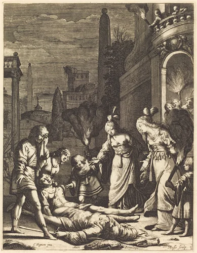 Illustration to Jean Desmarets' "L'Ariane" by Abraham Bosse
Claude Vignon, print, 1639