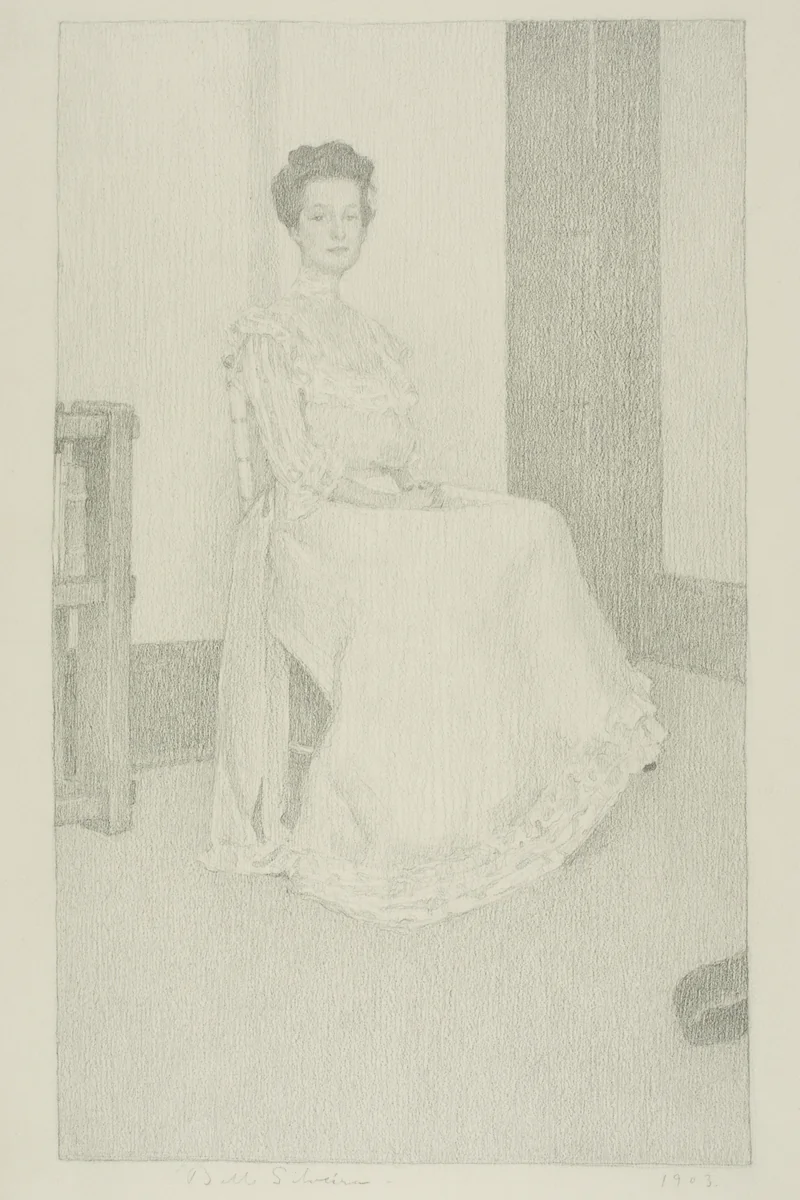 Ethel Randolph by Belle Silveira Gorski, drawing, 1903