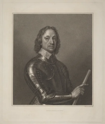 Oliver Cromwell by Francesco Bartolozzi, print, 1802