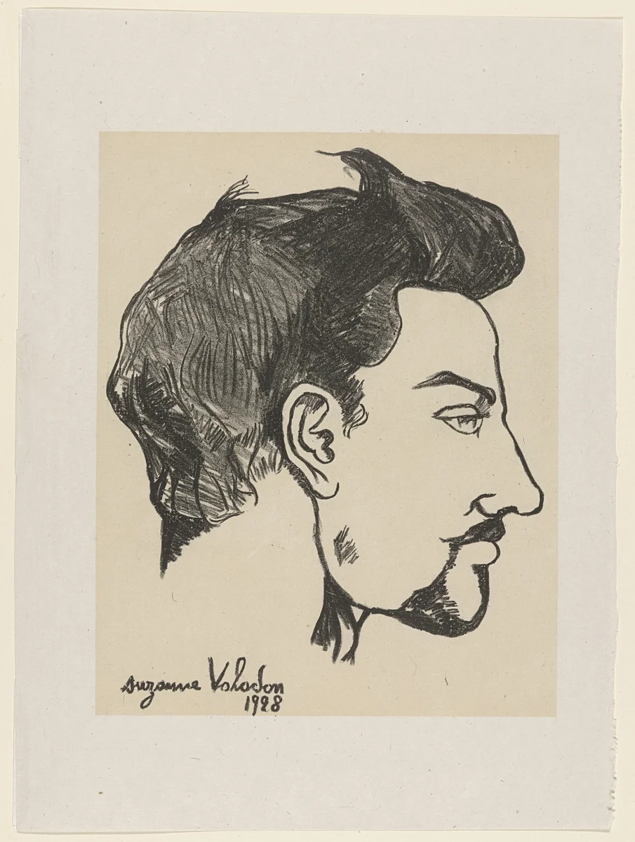 Maurice Utrillo by Suzanne Valadon, print, 1928