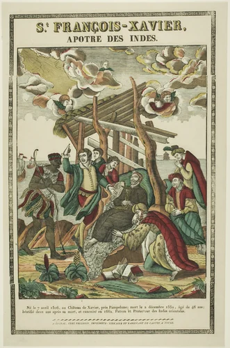 St. Francis Xavier, Apostle of the Indies by Jean-Charles Pellerin, print, 1776-1836