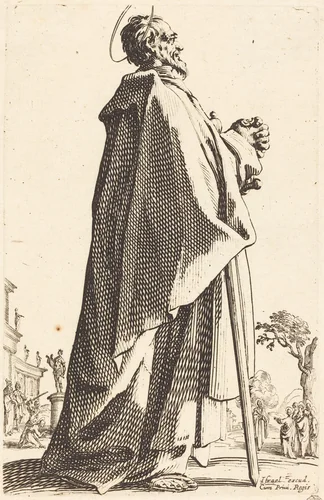 Saint Matthew by Jacques Callot, print, 1631