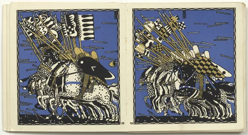 Untitled from Die Nibelungen (The Nibelungs) by Carl Otto Czeschka, illustrated book, 1920