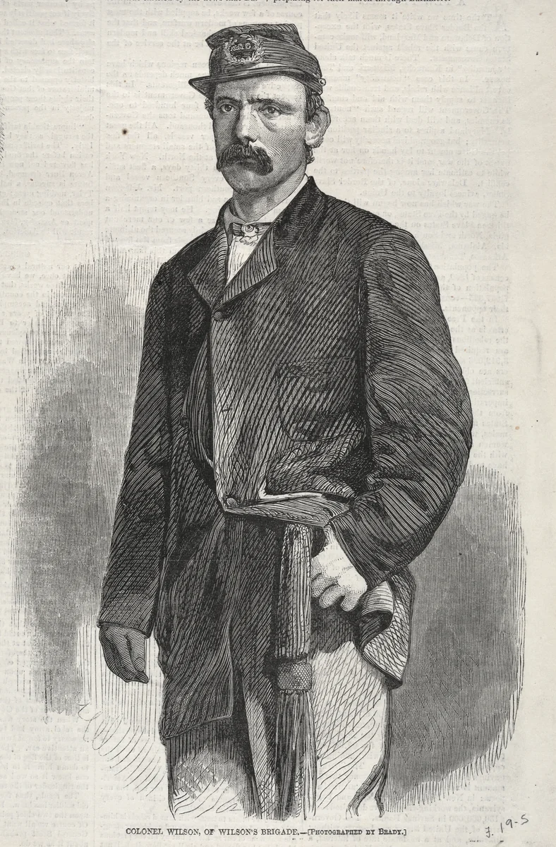 Colonel Wilson, of Wilson's Brigade by Winslow Homer, print, 1861