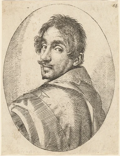 Self-Portrait by Ottavio Leoni, print, 1578-1630