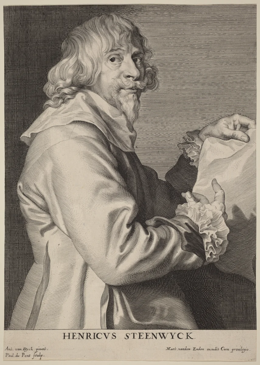 Henricus Steenwyck by Paulus Pontius
Sir Anthony van Dyck, print, 1641