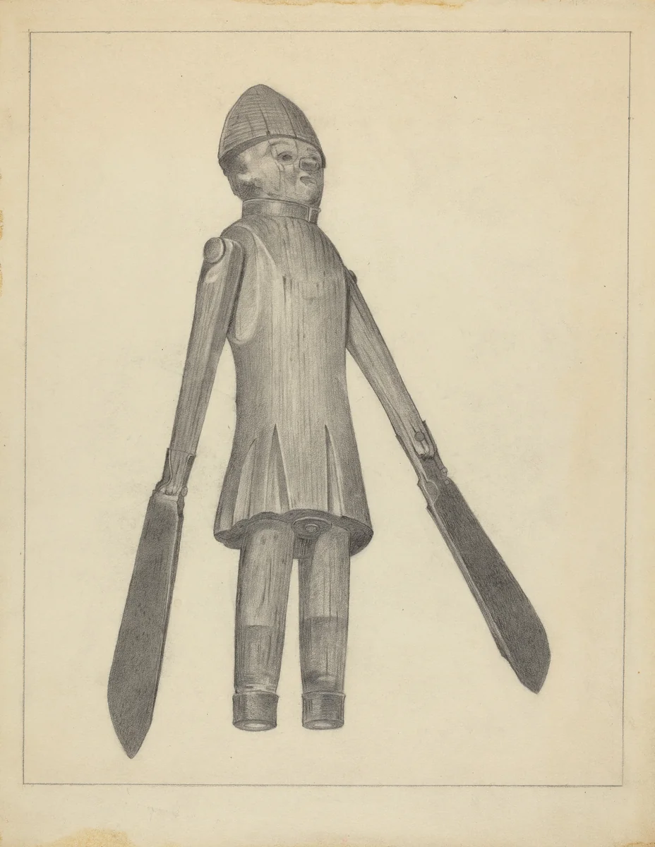 Whirligig by Joseph Stonefield, index of american design, 1937