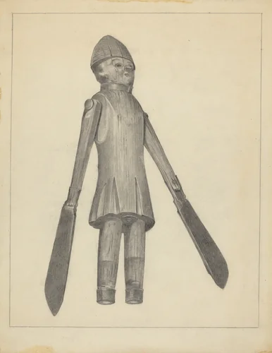 Whirligig by Joseph Stonefield, index of american design, 1937