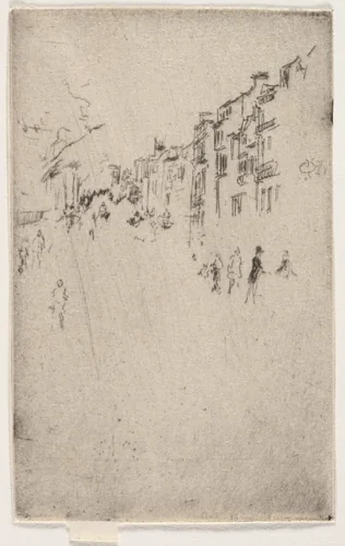 A Fragment of Piccadilly by James McNeill Whistler, print, 1886