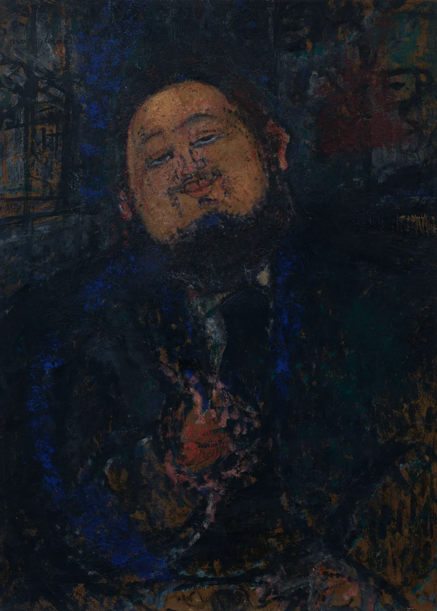 Portrait de Diego Rivera by Amedeo Modigliani, painting, 1914