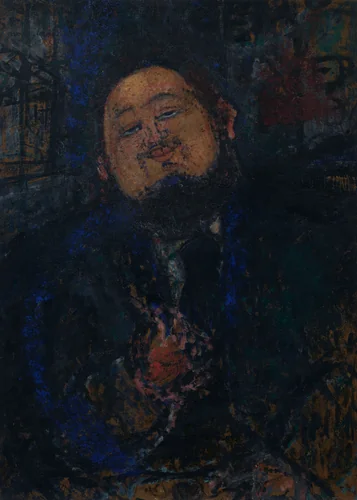 Portrait de Diego Rivera by Amedeo Modigliani, painting, 1914