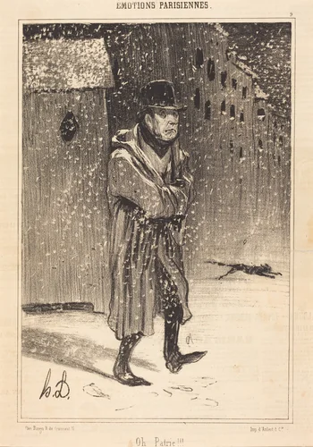 Oh Patrie!!! by Honoré Daumier, print, 1840