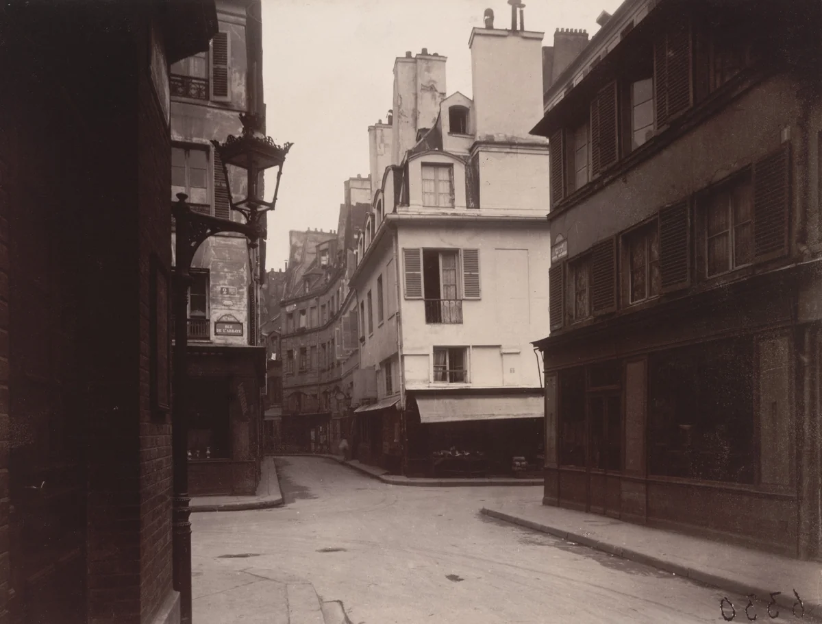 Rue Cardinale by Eugène Atget, photograph, 1872