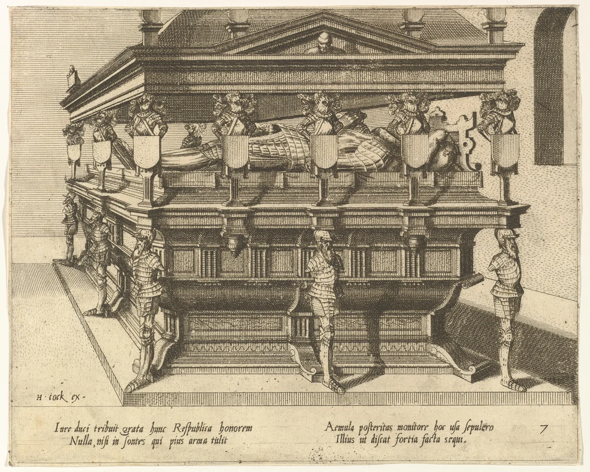 Cœnotaphiorum (7) by Hans Vredeman de Vries, print, 1563