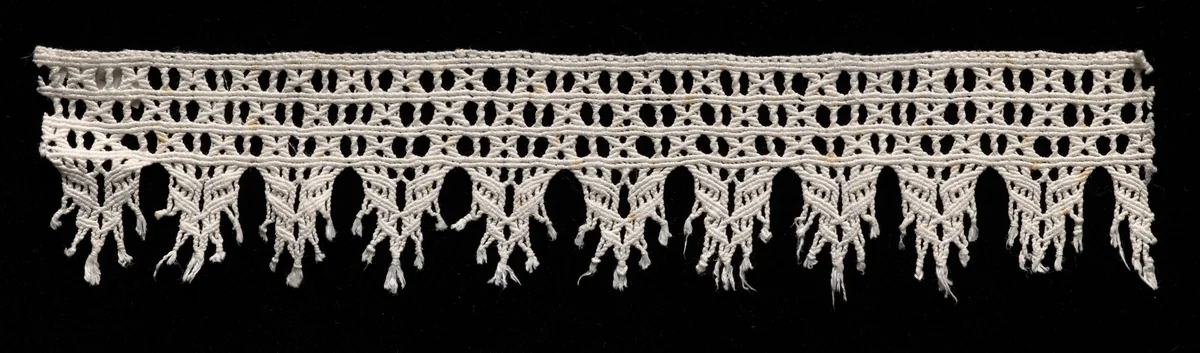 Edging and Points by Unknown, textile, 1500-1599