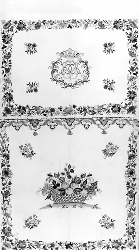 Praying Stool Cover (Prie-Dieu) by France, textile, 1725-1735