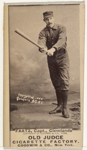 Jayson S. "Jay" Faatz, Captain, Cleveland, from the Old Judge series (N172) for Old Judge Cigarettes by Goodwin & Company, photograph, 1888