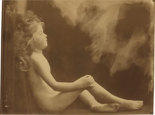 An Angel unwinged by your desire by Julia Margaret Cameron, photograph, 1867