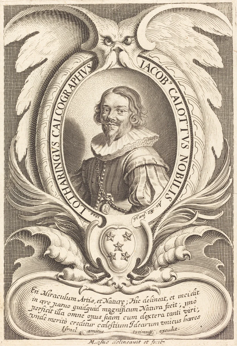 Jacques Callot by Michel Lasne, print, 1590-1667
