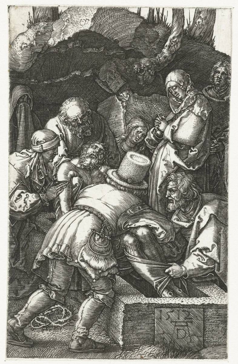 De graflegging by Unknown, print, 1512
