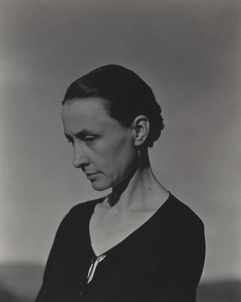 Georgia O'Keeffe by Alfred Stieglitz, photograph, 1924