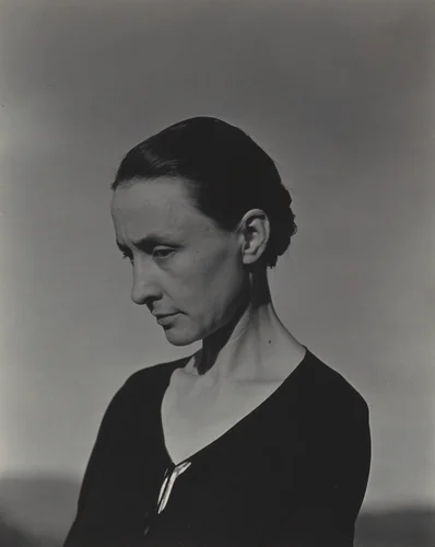Georgia O'Keeffe by Alfred Stieglitz, photograph, 1924