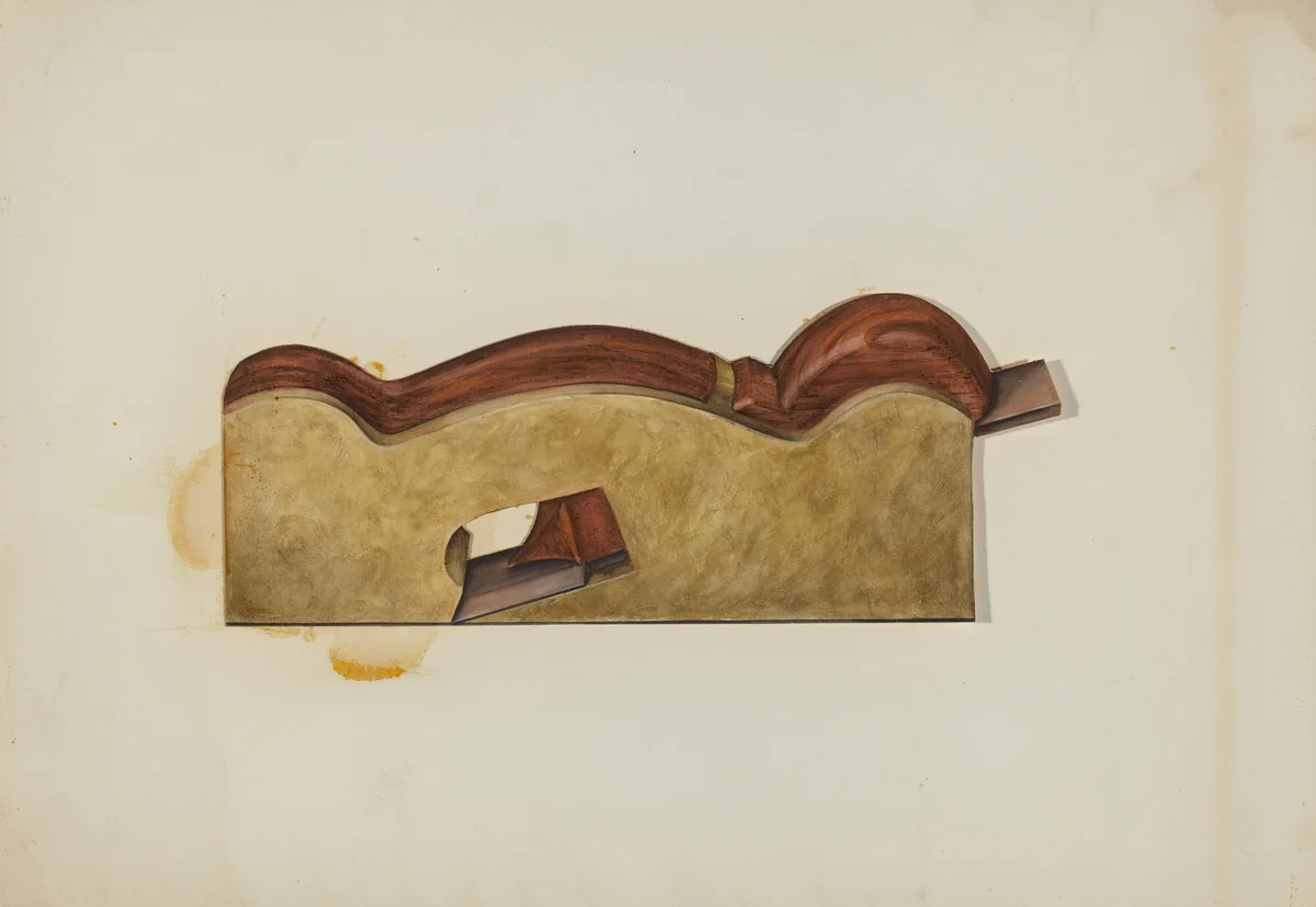 Shoulder Plane by Natalie Simon, index of american design, 1937