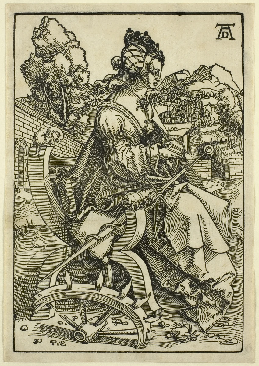 Saint Catherine by Hans Baldung Grien
Albrecht Dürer, print, 1505-1507