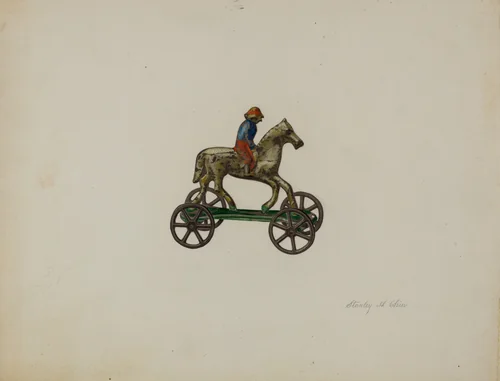 Toy Figure by Stanley Chin, index of american design, 1941