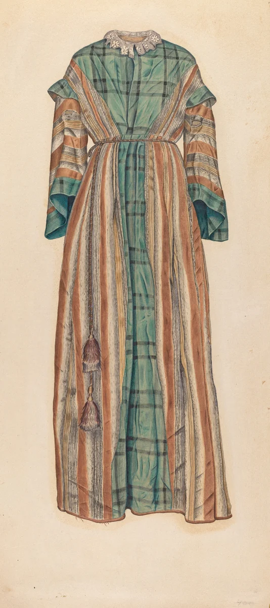 Woman's Dress by Gerald Scalise, index of american design, 1935-1942