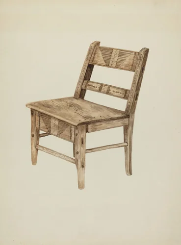 Chair by Margery Parish, index of american design, 1938