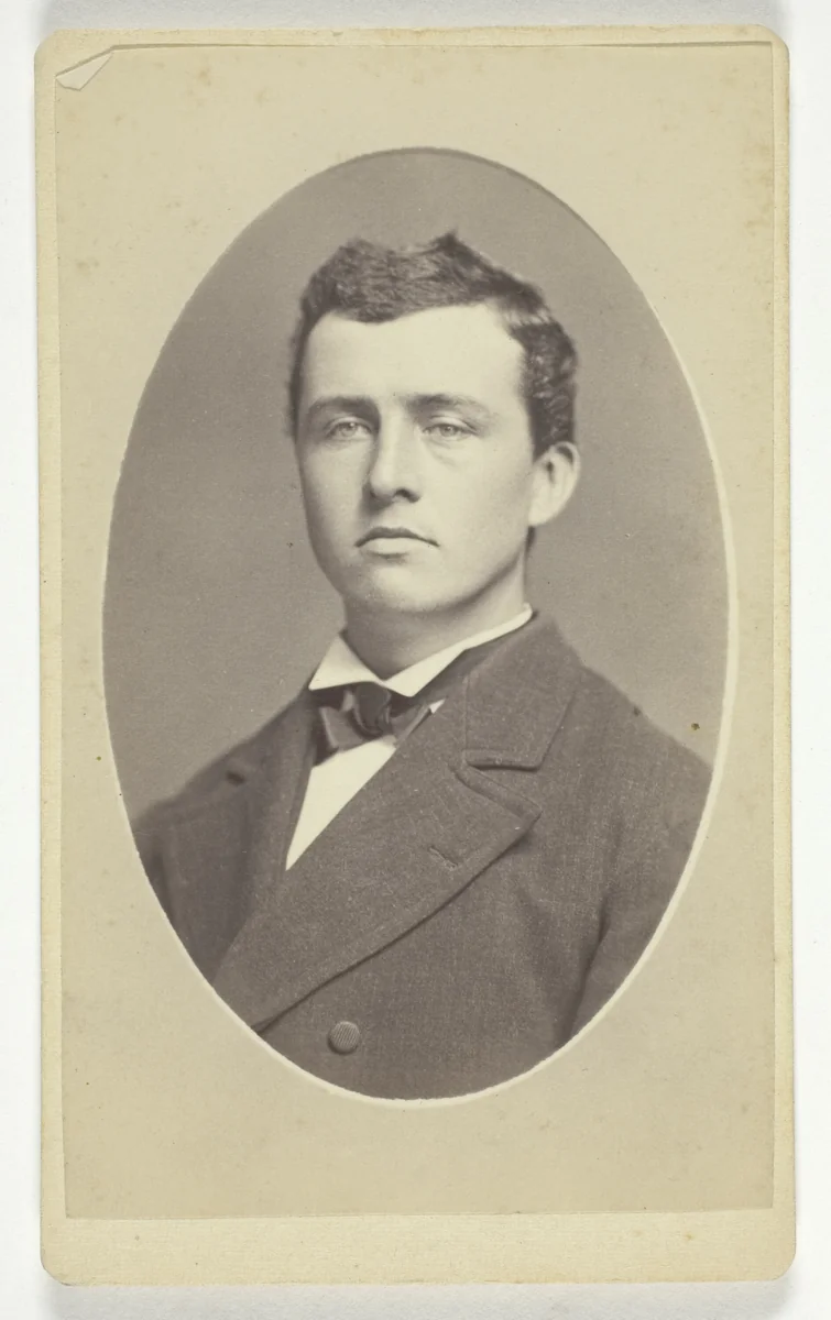 Untitled (Portrait of Man) by E. J. Dunshee, photograph, 1876