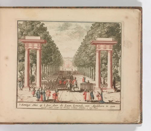 " ’t Konings Huis op 't Loo", in: Tooneel Der Voornaamste Nederlands Huizen, En Lust Hoven, Naar T Leven Afgebeeld by Carel Allard, book, 1660-1693