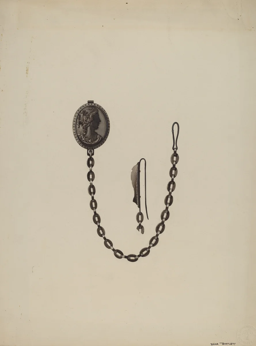 Medallion and Chain by Dana Bartlett, index of american design, 1936