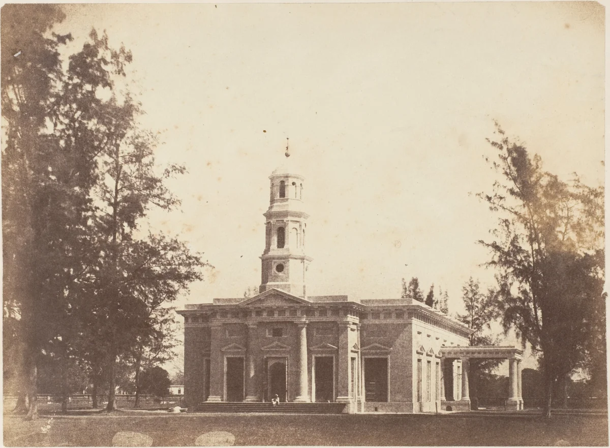 Dum Dum Church by R. B. Hill, photograph, 1850-1859