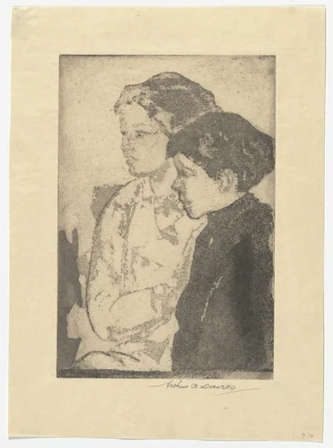 Brothers by Arthur B. Davies, print, 1918