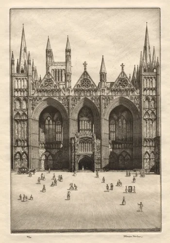 Peterboro by Herbert Gordon Warlow, print, 1925-1935