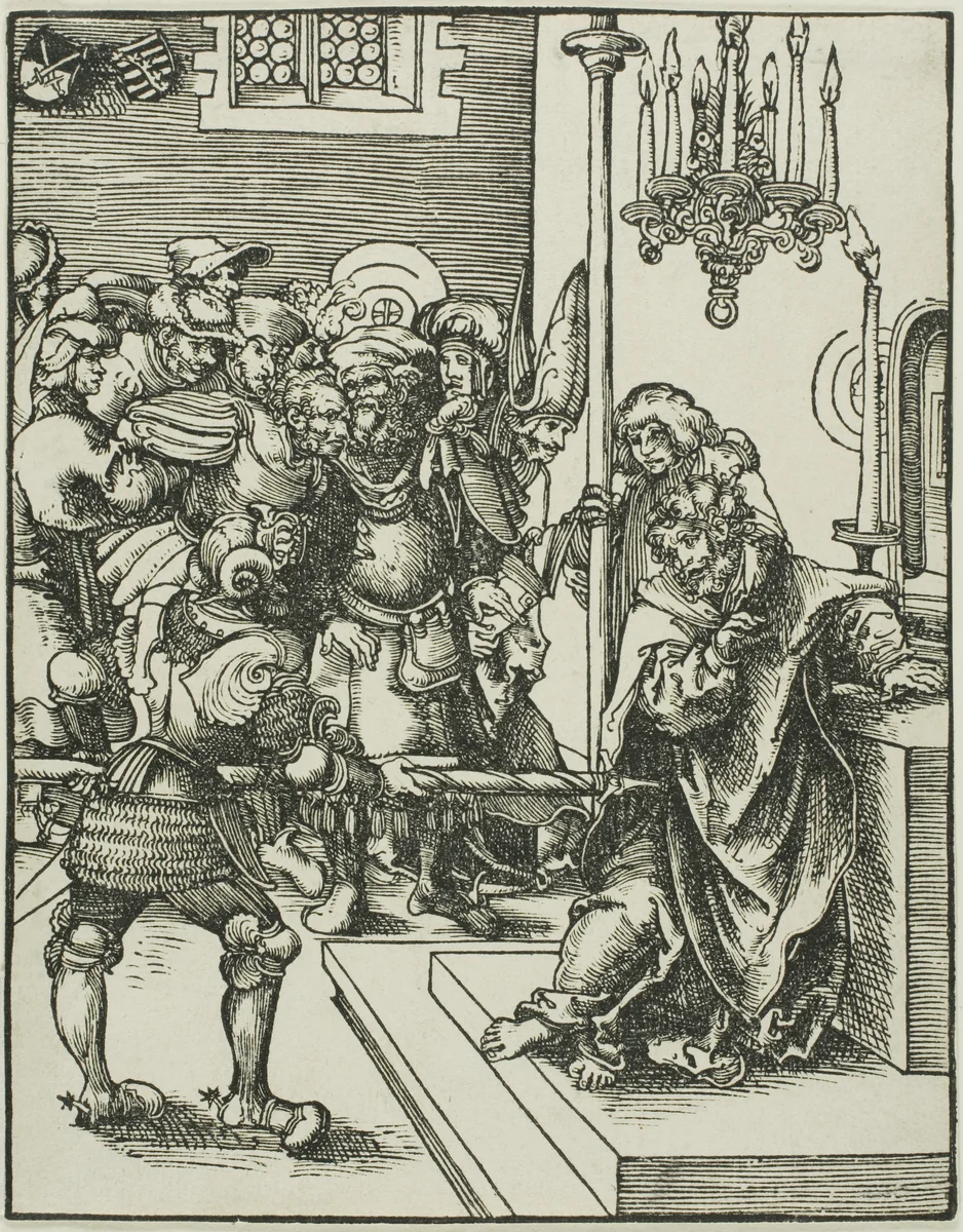 Saint Thomas, from The Martyrdom of the Apostles by Lucas Cranach the Elder, print, 1507-1517