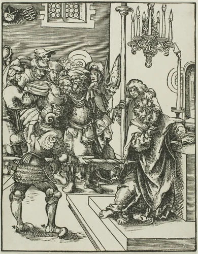 Saint Thomas, from The Martyrdom of the Apostles by Lucas Cranach the Elder, print, 1507-1517