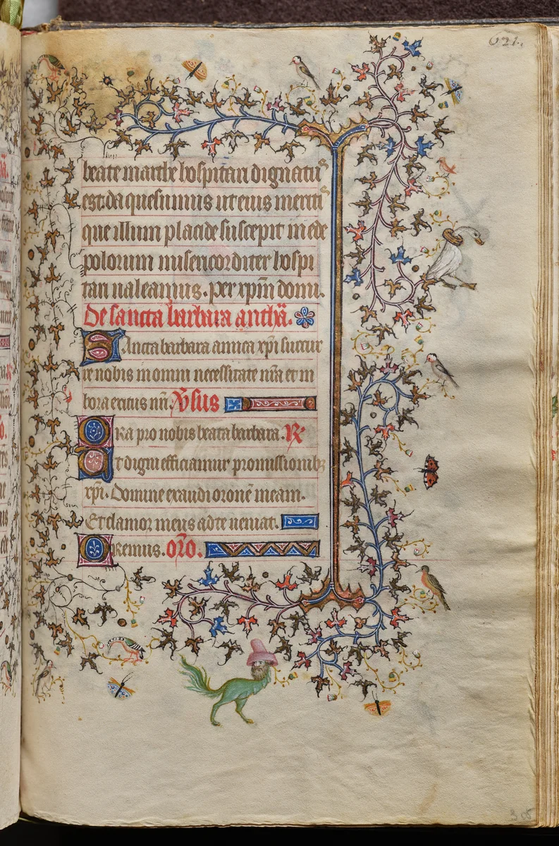 Hours of Charles the Noble, King of Navarre (1361-1425): fol. 305r, Text by Master of the Brussels Initials and Associates, book, 1400-1410